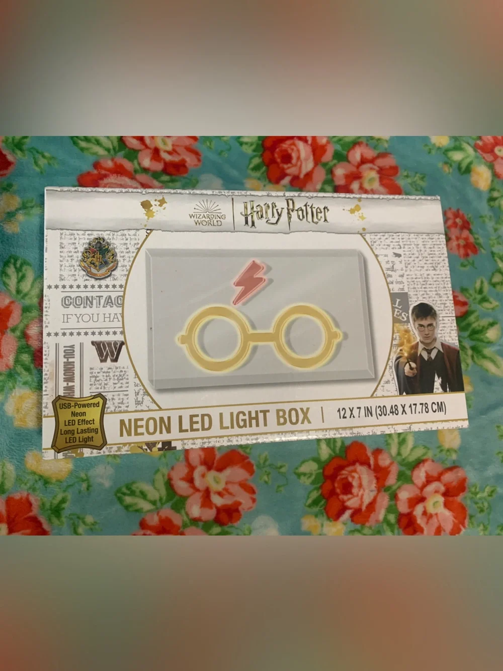 Harry Potter Themed LED NEON Light Box USB Powered
